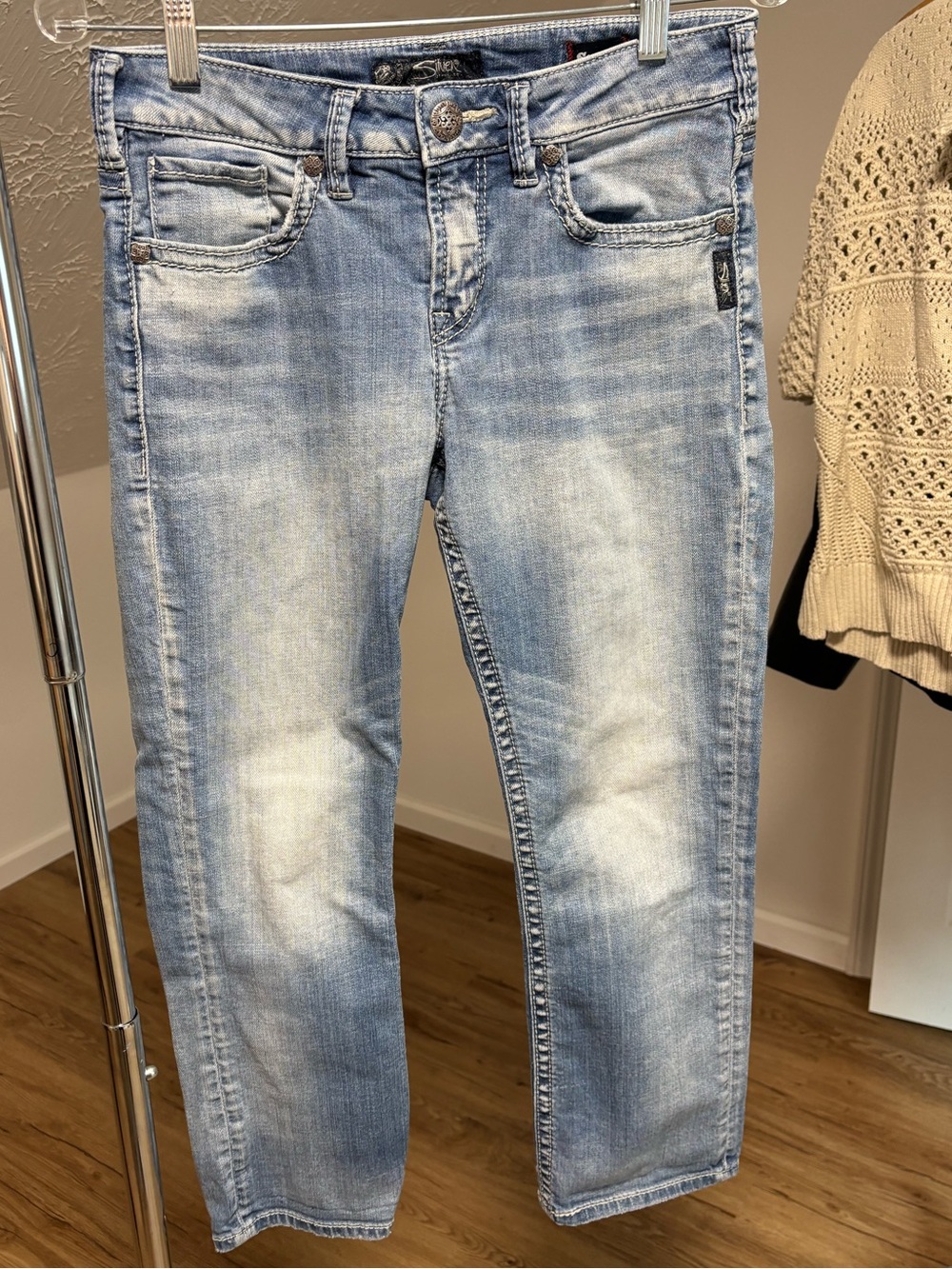 Silver Jeans Suki high Capri, waist 28 length 22.5
